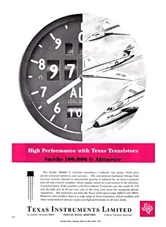 Altimeter: Texas Instruments Smiths 100, 000 ft Altimeter