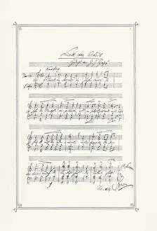 Lied: Text notes Song of work