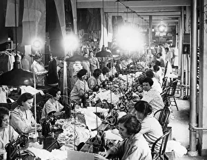 Garments: Textile factories in the USA, 1930