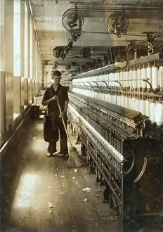 Levesque: A textile mill worker, King Philip spinning ?