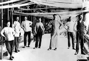 Spinners: Textile workers Victorian period