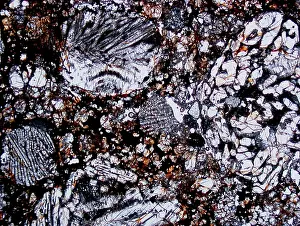 Textures: Textures of different chondrule types