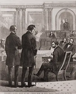 Impeachment: Thaddeus Stevens and John A. Bingham present