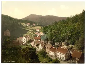 Thal: Thal, from Aussichtstemple, Thuringia, Germany