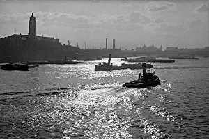 Blackfriars: The Thames from Blackfriars Bridge, London
