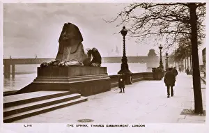 Sphinxes: The Thames Embankment, London