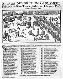 Sledging: THAMES FROST FAIR/1683