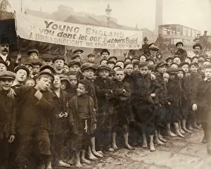 Rawhide Collection: Thames Ironworks demonstration, Trafalgar Square