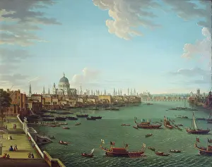 Joli: The Thames looking towards the City