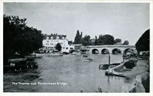 Berkshire: The Thames & Maidenhead Bridge, Maidenhead, Berkshire