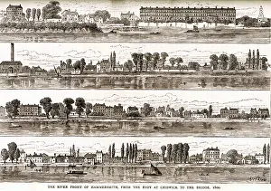 Riverfront: Thames River Front at Hammersmith, London