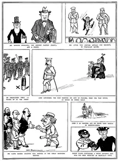 Awfully: Thanks awfully for telling us! Cartoon by H.M. Bateman
