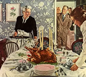 Anxiously: Thanksgiving Dinner