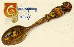 Pumpkin: Thanksgiving Spoon