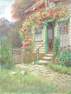 Ashburner: Thatched cottage with garden