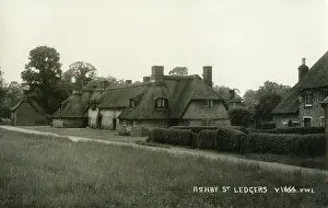 Ledgers: Thatched Cottages at Ashby St. Ledgers, Northamptonshire