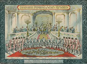 Ensemble: Thatcher, Primrose & West's Minstrels, circa 1887