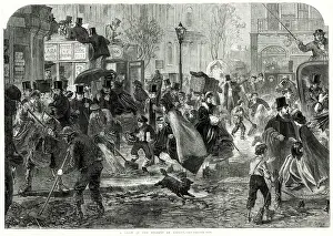 Thawing: Thaw in London 1865