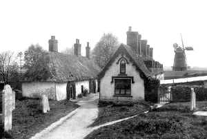 Thaxted: Thaxted, the Almshouses 1906
