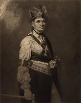 Intercultural: Thayendanega, aka Joseph Brandt, was a Mohawk