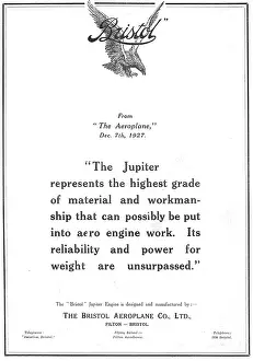 Praises: 'The Aeroplane' Praises The Bristol Jupiter Engine