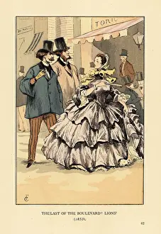 Indes: The last of the boulevard lions, 1853