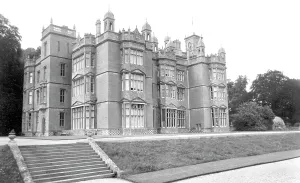 Englefield: Theale, Englefield House the Terrace c1955