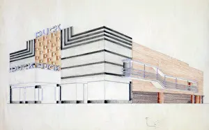 Winold: Theater. Design proposal for the Puck Theater, ?
