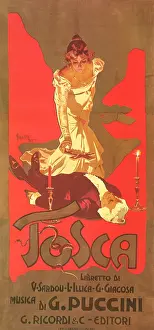 Lowering: Theater Poster From Tosca
