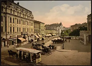Roumania: Theaterplatz, Bukharest, Roumania