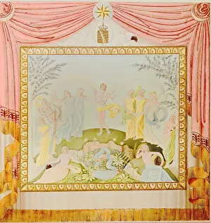 Parnassus: theatre, Apollo and the muses on Mount Parnassus