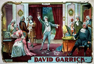 Toast: Theatre poster, David Garrick