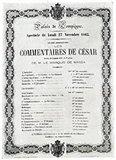 Revue: Theatre programme, Compiegne Palace
