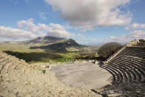Trapani: Theatre, Segesta, Sicily, Italy