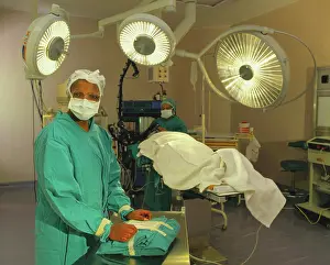 Randfontein: Theatre sister prepares for surgery