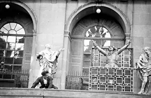 Domplatz: Theatrical performance of Jedermann at Domplatz 1935