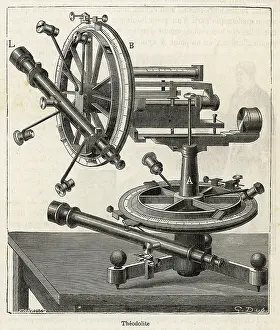 Knob: A theodolite, used for surveying