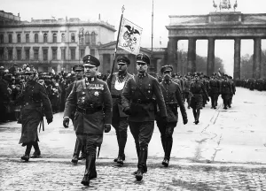 Nsdfb: Theodor Duesterberg at a rally of the Stahlhelm