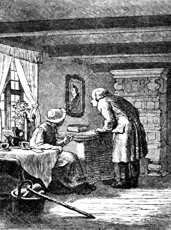 Lyricist: Theodor Storm, Abseits, illustration, 1865