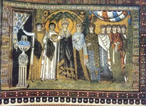 Matrons: Theodora with a procession of