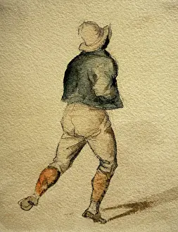 Pinakothek: Theodore Gericault (1791-1824). French painter. Boy seen fro