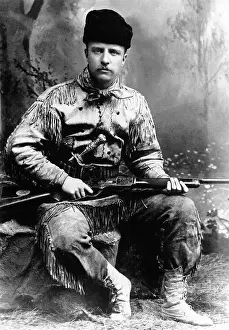Badlands: Theodore Roosevelt, in the Dakota Badlands, ?