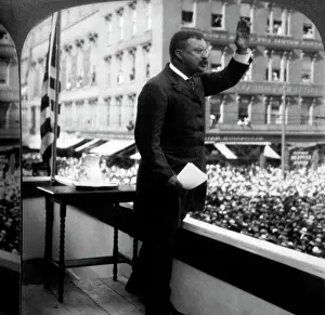 Amerian: Theodore Roosevelt Delivering Speech