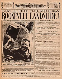Landslide: Theodore Roosevelt elected US President