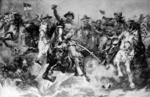 Romanticized: Theodore Roosevelt in a romanticized depiction ?