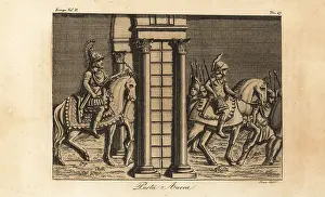Ganymede: Theodosius I on horseback with sceptre