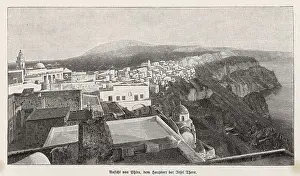Birdseye: Thera, Greece