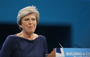 Allstar Picture Library Ltd.: Theresa May MP Suffers Cough