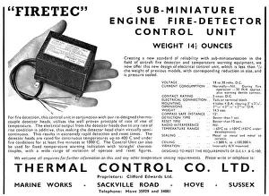 Firetec: Thermal Control Firetec Engine Fire-Detector Control Unit