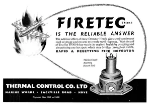 Detectors: Thermal Control Firetec Re-Setting Fire Detectors